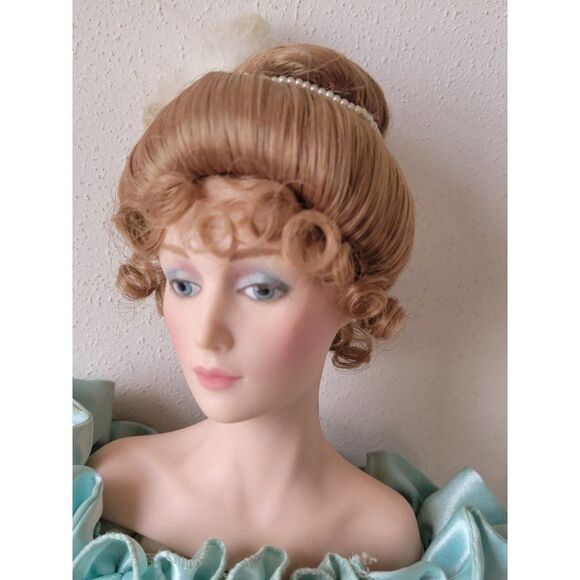 Franklin heirloom night at Opera Gibson Girl porcelain doll collectible - Picture 5 of 16